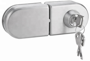 No-Drill Glass Door Lock