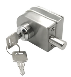 Glass Door Lock for Glass Doors and Cabinets