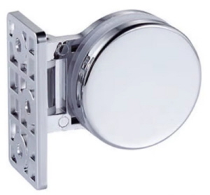 Glastürscharnier für Glastüren bis 8 mm Glas