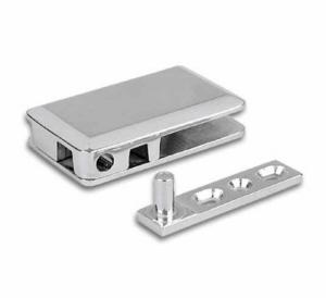 Glastürscharniere für Glastüren bis 8 mm Glas
